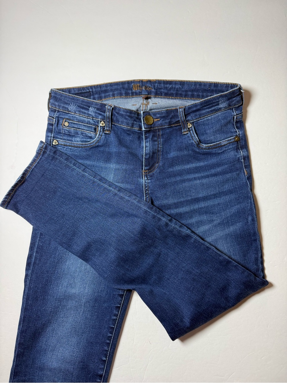 Kut from the Kloth Women's Straight Leg Jeans - Blue Denim